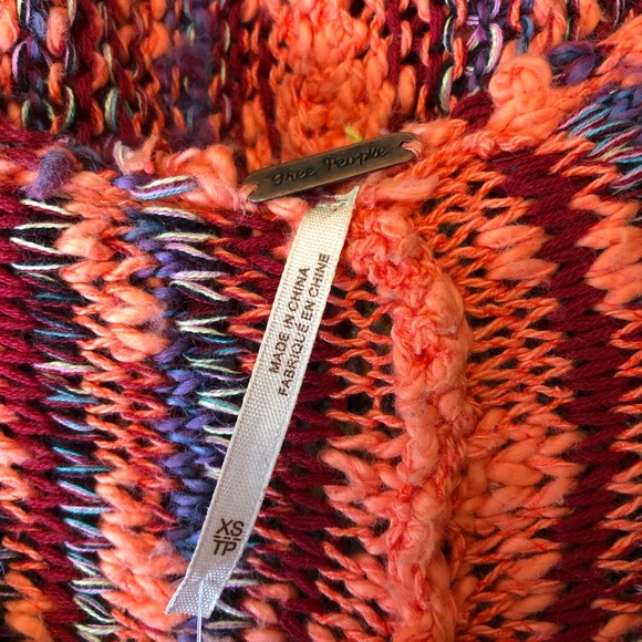 SORRY TOO LATE Free People Knit Sweatshirt Hoodie - Picture 4 of 8